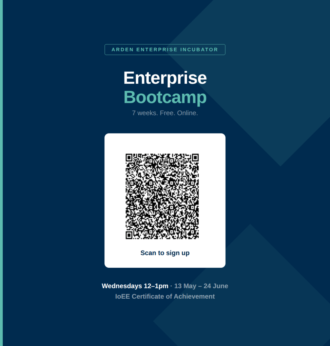 arden startup bootcamp